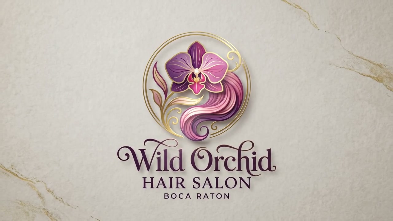 The Wild Orchid Hair Salon medallion